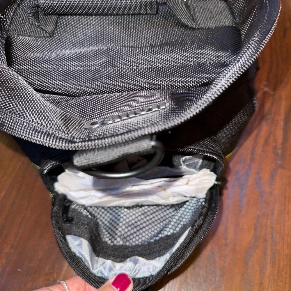 Canon Two-Tone Black and Tan Messenger Bag